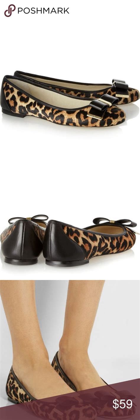 michael kors kiera leopard flats|Michael Kors leather flats.